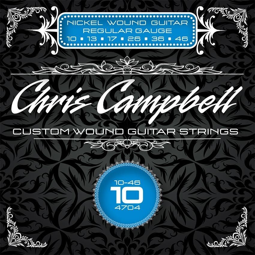 Chris Campbell Custom Nickel Steel Electric Guitar Strings